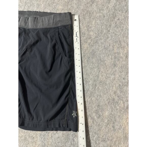 Rhone Shorts Mens M Black Training 8" Inseam Flat Front Pockets Drawstring - Picture 5 of 5